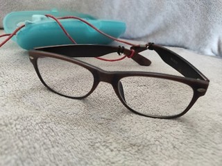 Zenni optic Clear vision reading glasses frame retro rare plastic original brown