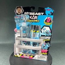 Mr Beast Lab Swarms Lab Pack Micro Beasts Blue Panther 2023 Moose Toys
