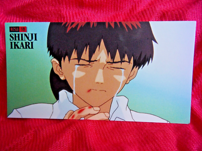 THE END OF EVANGELION SHINJI IKARI TRADING CARD #18 SEGA BANDAI UK