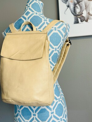 Pixie Mood Kim Vegan Leather Backpack, Coconut Cream | eBay display picture 2