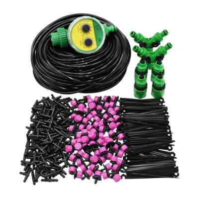 LOT Drip Irrigation System Automatic Watering Garden Hose Micro Drip Watering