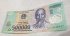 **BRAND NEW*  500,000 VIETNAMESE DONG VND Banknote Uncirculated- UNFOLDED* CRISP