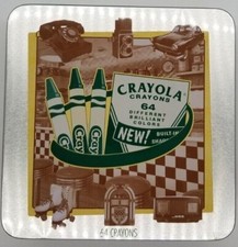 Crayola 64 Crayons Tin Box w/Built -in Sharpener 60th Anniversary Edition