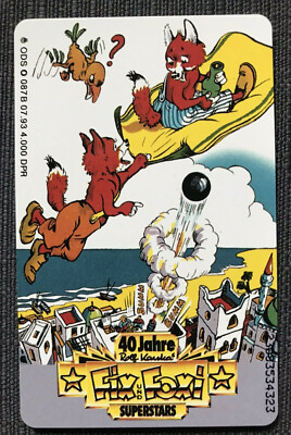 O 087 B 07.93 6 DM 40 Jahre Fix und Foxi Superstars Comic  4000 Ex. Neu* Mint***
