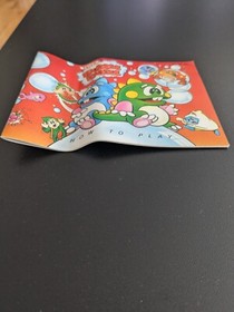Bubble Bobble - Nes Manual Only