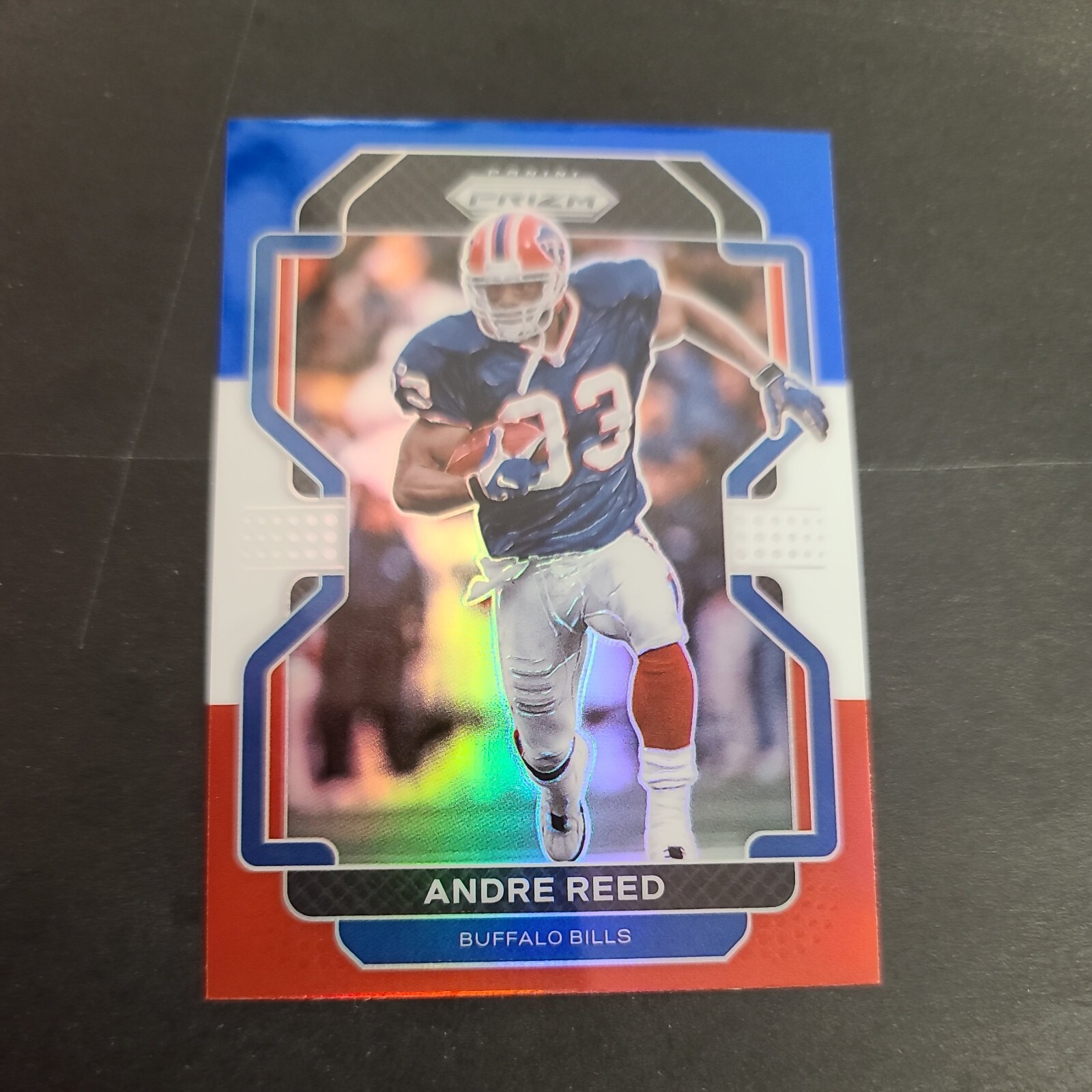 2021 Prizm Andre Reed Red White and Blue Prizm #124 RWB
