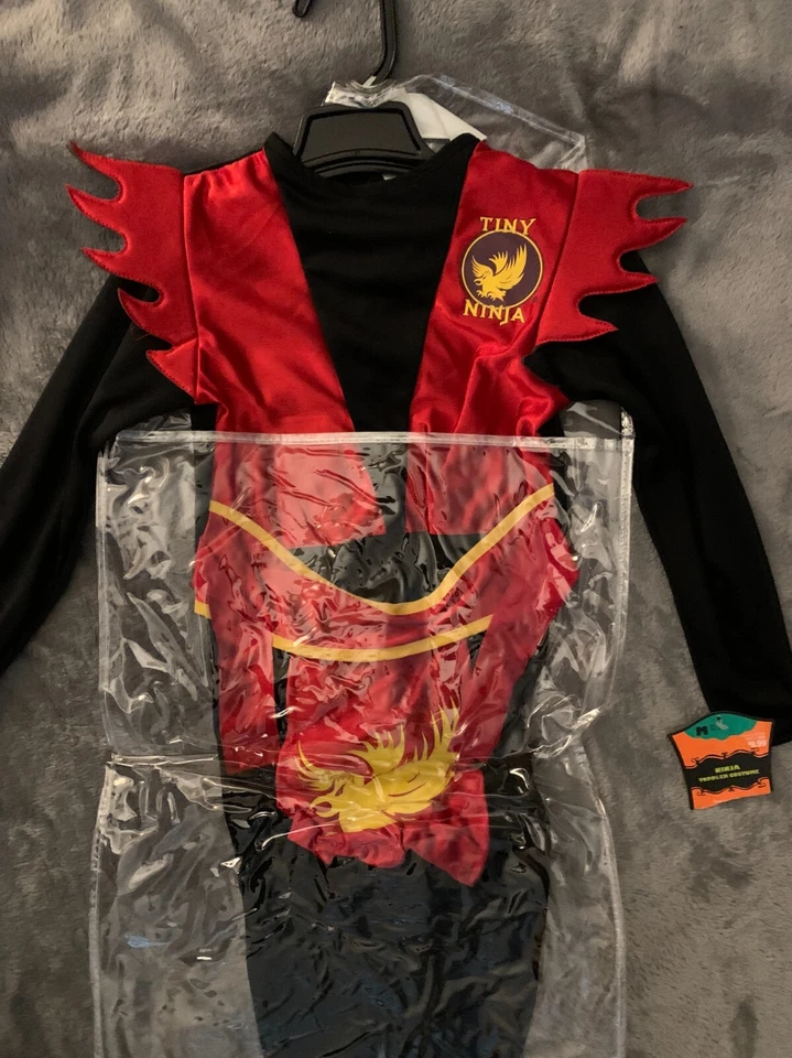 Disfraz Niño Pequeño Ninja Disfraz 3T-4T Mono NUEVO Foto 2 de 2