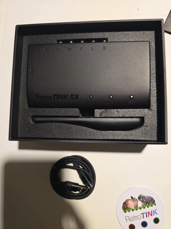 RetroTINK 5X-PRO Retro Game Upscaler HDMI With Remote, Cable, and VGA to SCART - Image 3 of 3