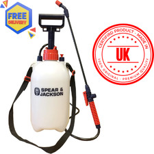Spear & Jackson 5LPAPS 5 Litre Pump Action Garden Pressure Sprayer
