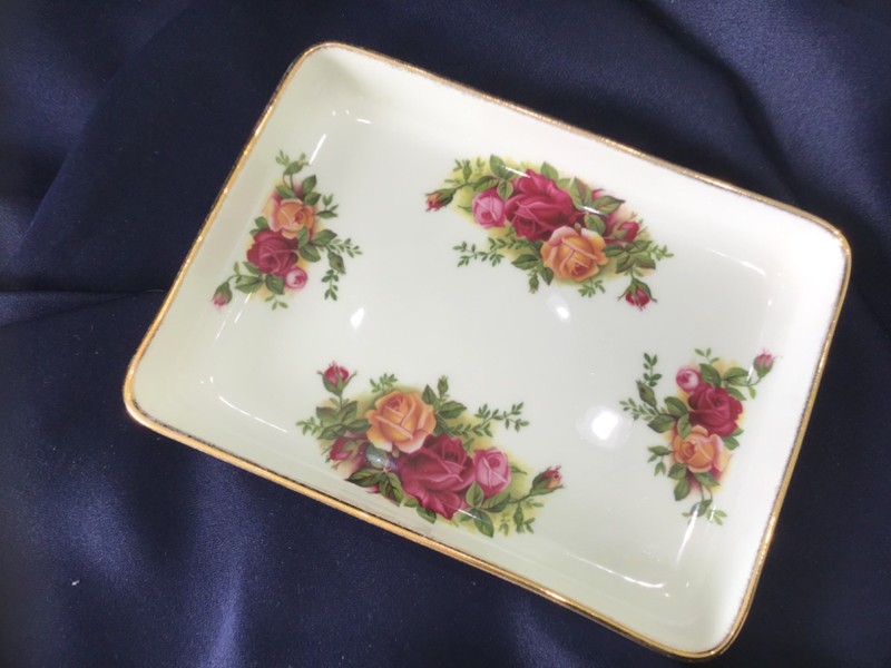 ROYAL ALBERT OLD COUNTRY ROSES rectangle serving UTILITY TRAY EXCELLENT! 💐💐💐