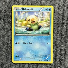 Pokemon TCG Steam Siege Oshawott 30/114 Common Card Water Gun LP