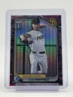 KASH MAYFIELD 2024 BOWMAN CHROME DRAFT 1ST FUCHSIA LUNAR REFRACTOR /199 Q2045