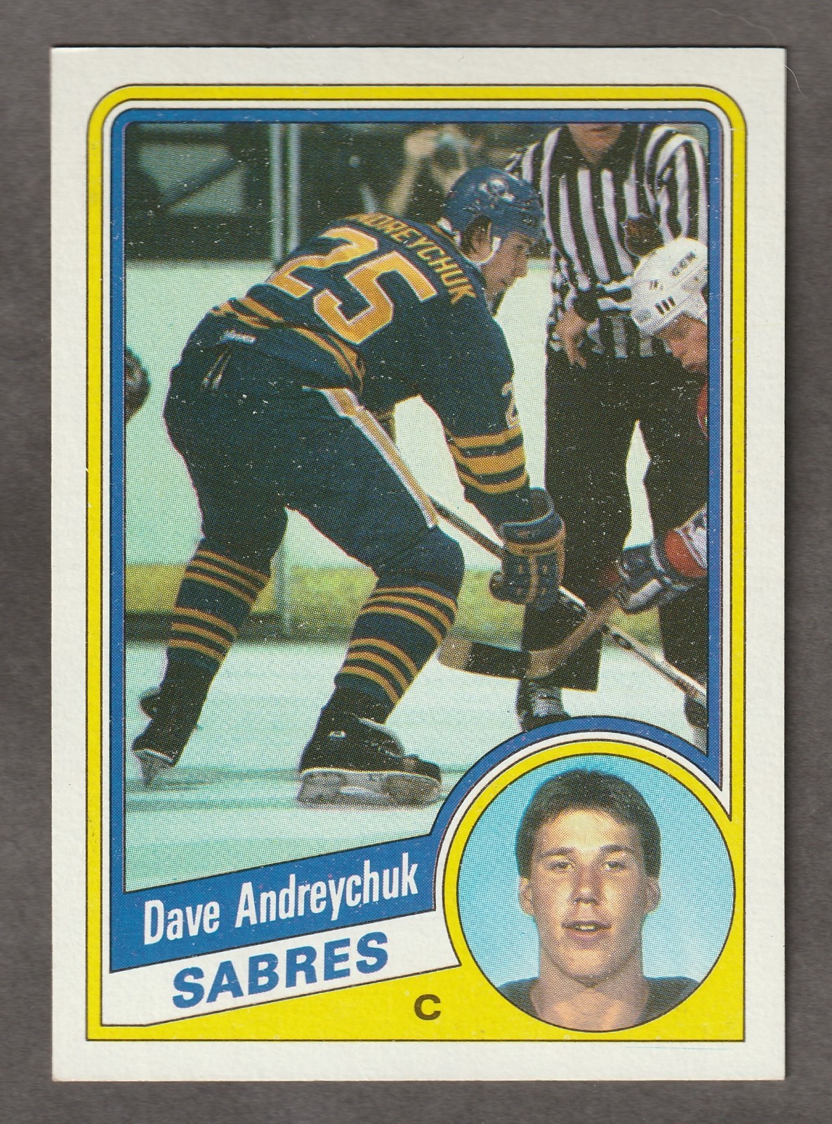 1984 Topps #13 Dave Andreychuk RC HOF Buffalo Sabres