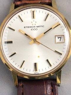 Eterna Matic 1000 Automatik Vintage nahe NOS sehr gut erhalten