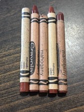 Vtg Crayola Crayons Binney Smith 5 Mahogany 80s/90s/00s Retro Used Retired