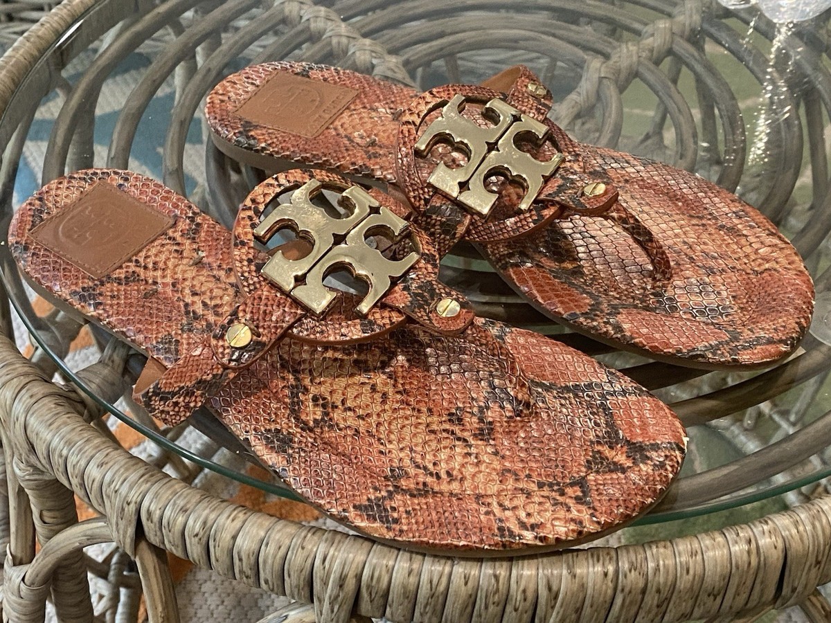 Tory Burch Miller Snake-Embossed Leather Belt Size M, NWT Gift Luxury Tory Burch Women main image 4