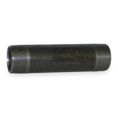 1-1/2'' X 2-1/2'' Black Pipe Nipple Sch 80, 40803