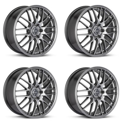 (4X) Enkei EKM3 Wheels [17x7 / 5x114.3 / ET:45 / CB:72.6] Hyper Silver