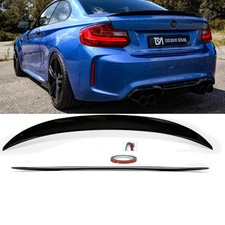 Heckspoiler Kofferraum Schwarz Glanz 668 Code passend für BMW 2er F22 Coupe +ABE