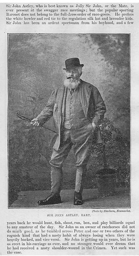 Sir John Astley Bart. - Antique Print 1893