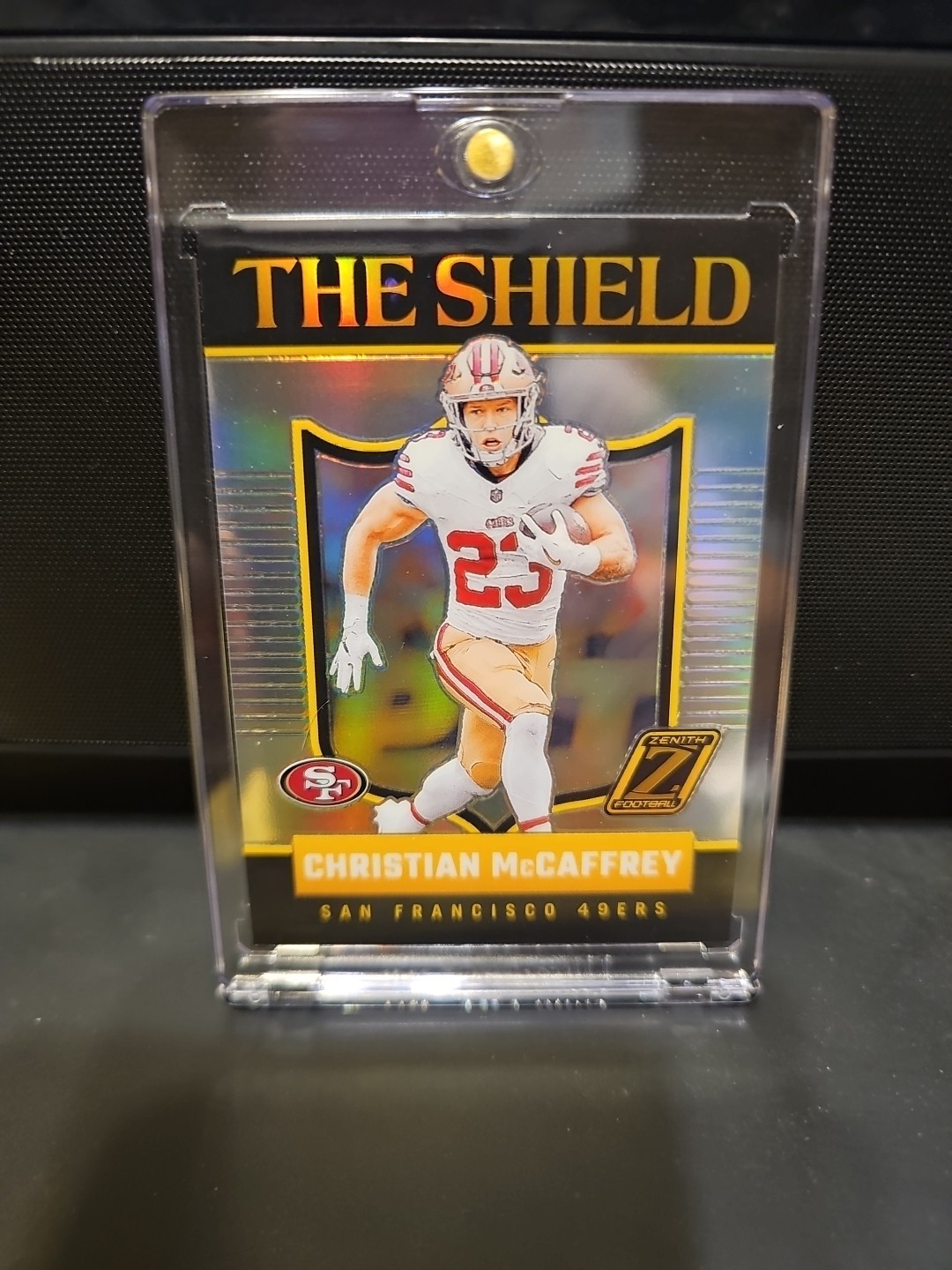 SSP CASE HIT! 2024 Zenith The Shield Christian Mccaffrey
