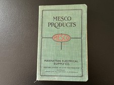 Antique - MESCO - Telegraph, Telephone, Toaster, Electric fans - Catalog