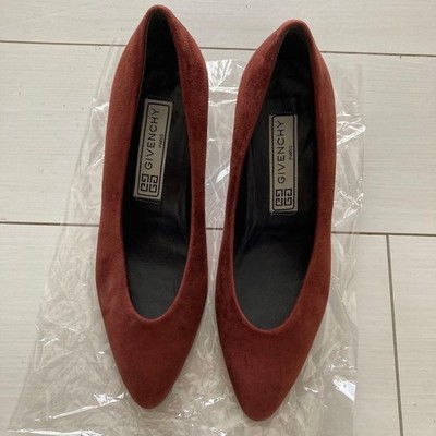 Women 5.0US Givenchy Suede Brown High Heels Limited Edition VHTF Designer Collec