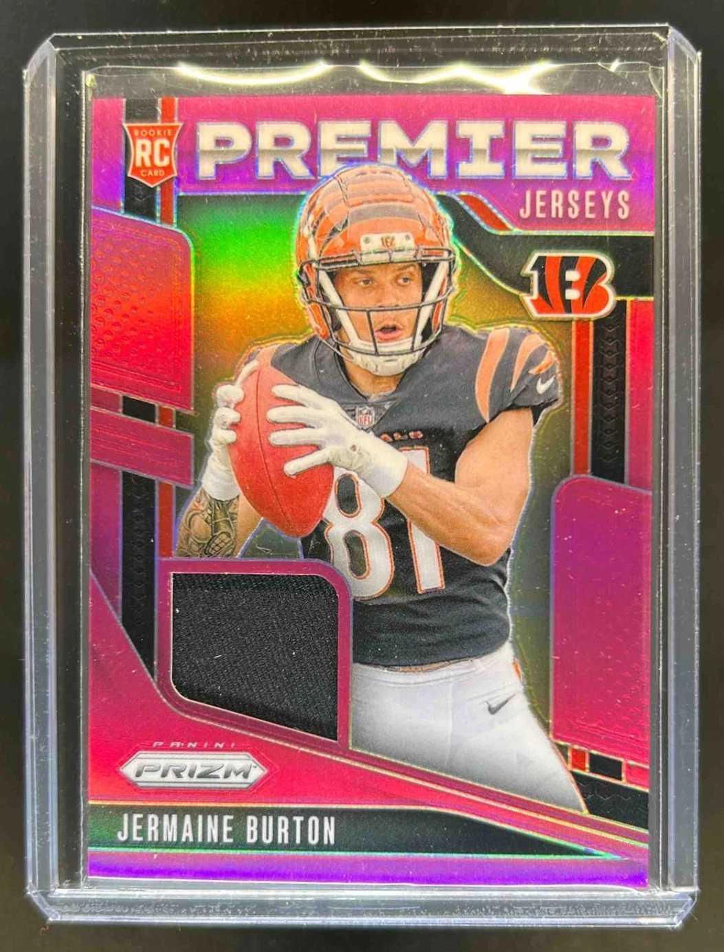 Jermaine Burton Panini Prizm Premier Jerseys #PJJBN Base
