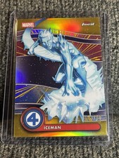 Topps Finest Marvel 2026 Fantastic 4 Iceman Gold /50 #062 