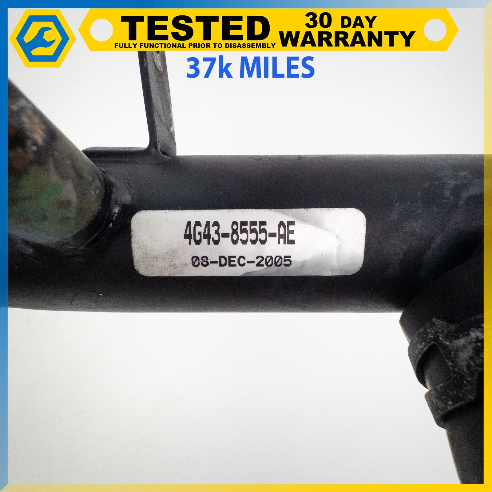 05-19 ASTON MARTIN DB9 DBS RAPIDE 6.0L ENGINE WATER COOLANT HOSE PIPE LINE OEM
