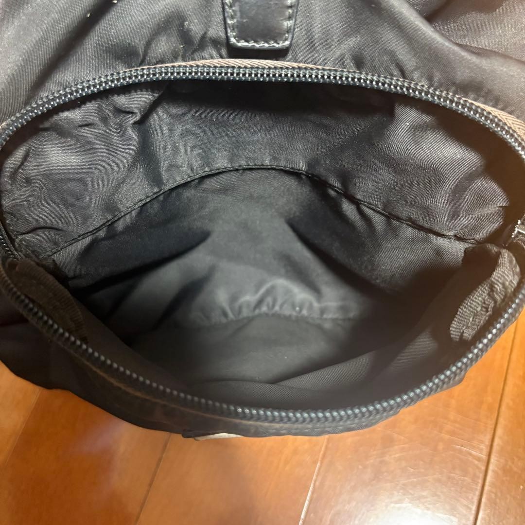 Prada Mini Backpack Black Nylon Drawstring Used A… - image 14