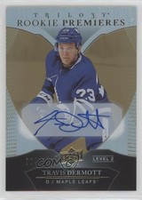 2018 Upper Deck Trilogy Uncommon Rookies Tier 1 /399 Travis Dermott #93 Auto 5kw