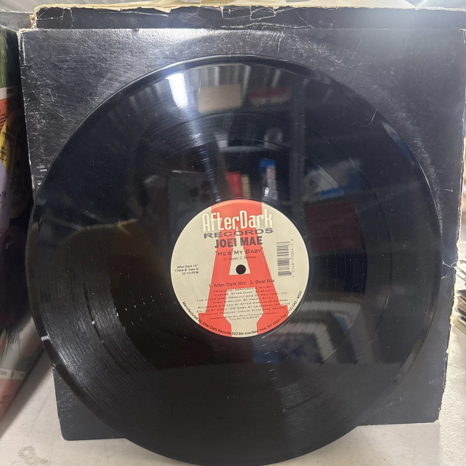 Joei Mae - He’s My Baby 12” Vinyl Freestyle Record VG+ Condition - Image 4 of 4