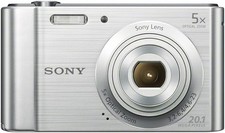 Sony Cyber-shot DSC-W800 Digital Camera 20.1 MP 5x Optical Zoom with Accessories