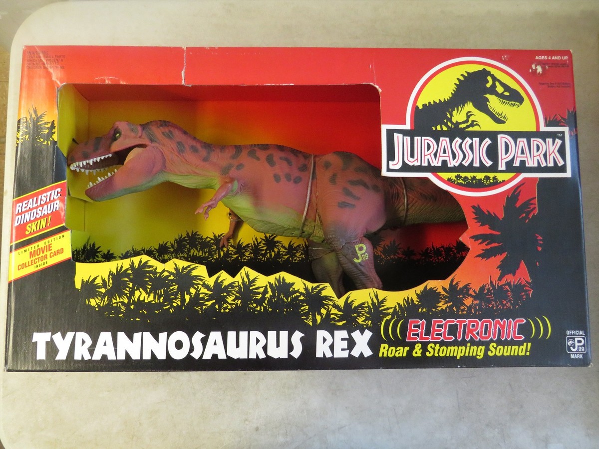 1993 Jurassic Park Tyrannosaurus Rex Electronic Figure Kenner MIB