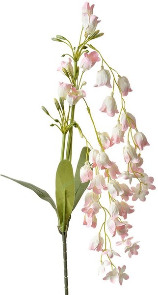 Clayre & Eef Deko Zweig Mit Blumen Rosa 80 Cm KüNstlich Langlebig-image