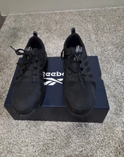 REEBOK FUSION FLEXWEAVE™ WORK MEN'S ATHLETIC SHOE BLACK/GREY BOOTS RB4310 - NEW