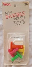 Talon New Invisible Zipper Foot Made In USA Vintage Stock Pre 1975