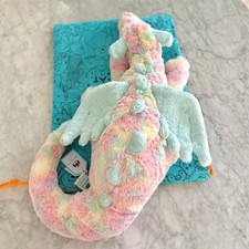 Jellycat Lazulia Dragon Plush Toy Rare Dragon Limited Edition Best Gift NWT