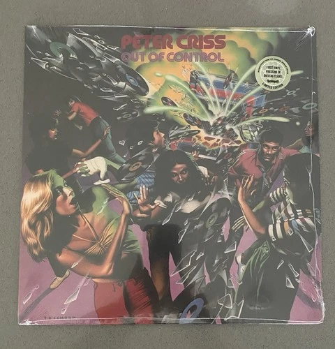 Peter Criss Kiss Out of Control Clear Vinyl LP New Sealed Limited Edition
