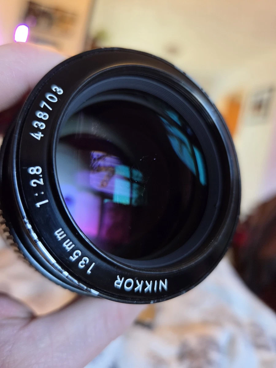 25+ Nikon NIKKOR f/2.8 Camera Lenses 135mm Focal for sale