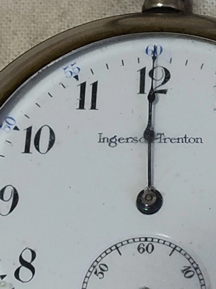 1909 Ingersoll-Trenton Pocket Watch Needs Repair D16 - Image 2 of 4