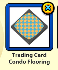 Webkinz Online Trading Card Condo Flooring Virtual Item