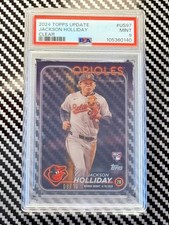 2024 Topps Update Jackson Holliday Clear Acetate RC #US97 Ser. #08/10🔥PSA 9🔥
