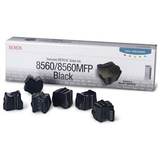 Original Xerox 108R00727 6 Pack of Black Solid Ink Sticks (108R00727)