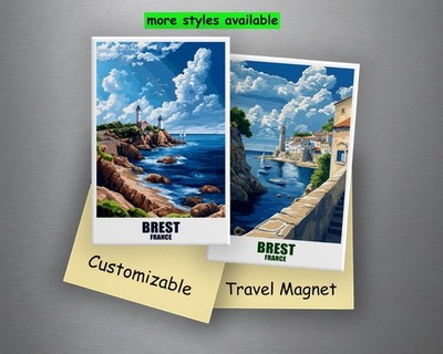 Brest Kühlschrankmagnet Frankreich City Reise Magnet Geschenkidee Souvenir