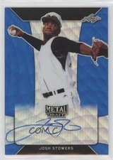 2018 Leaf Metal Draft Blue Wave 13/20 Josh Stowers #BA-JS2 Auto v1x