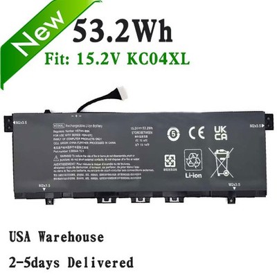 KC04XL HSTNN-DB8P HSTNN-IB8K 53.2Wh Laptop Battery for HP Envy 13-AG 13-AH 13-AR