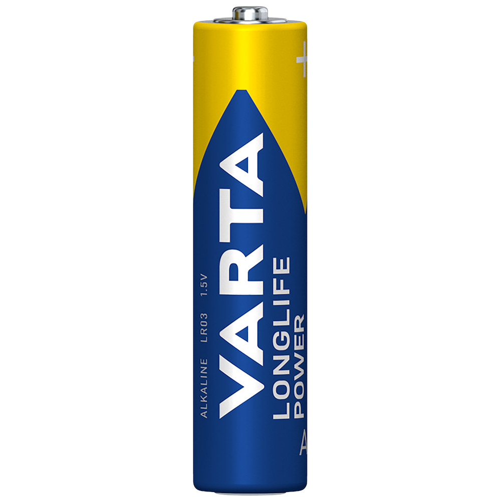 Varta Longlife Power AAA LR03 1.5V Alkaline Batteries x 24 *Long Expiry Dates*