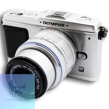 Olympus PEN E-P1 Mirrorless Camera Kit Silver Used SD Card Included JP